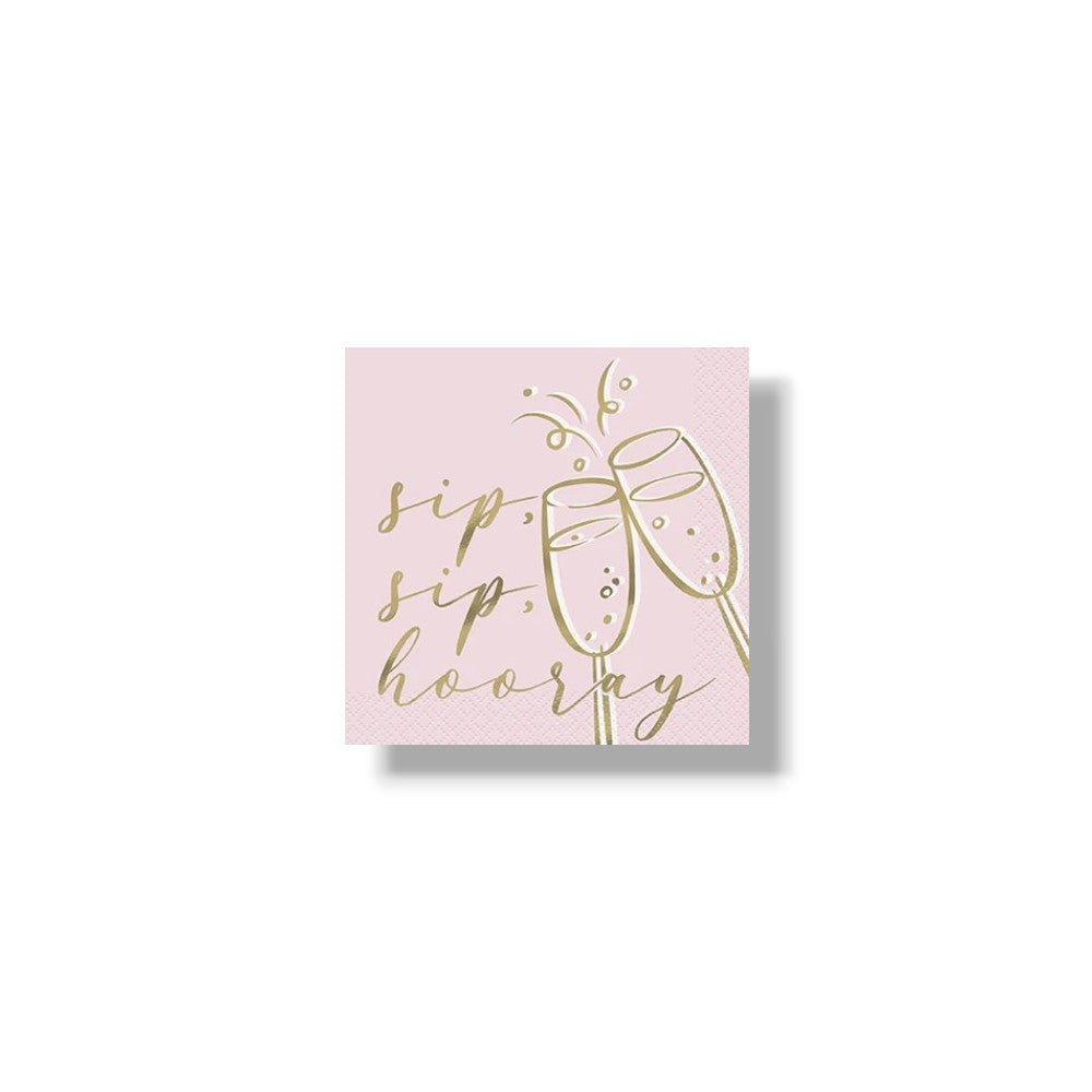 CH Bachelorette Pink Napkin C/16