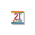 Servilleta CH Rainbow Birthday 21 C/16