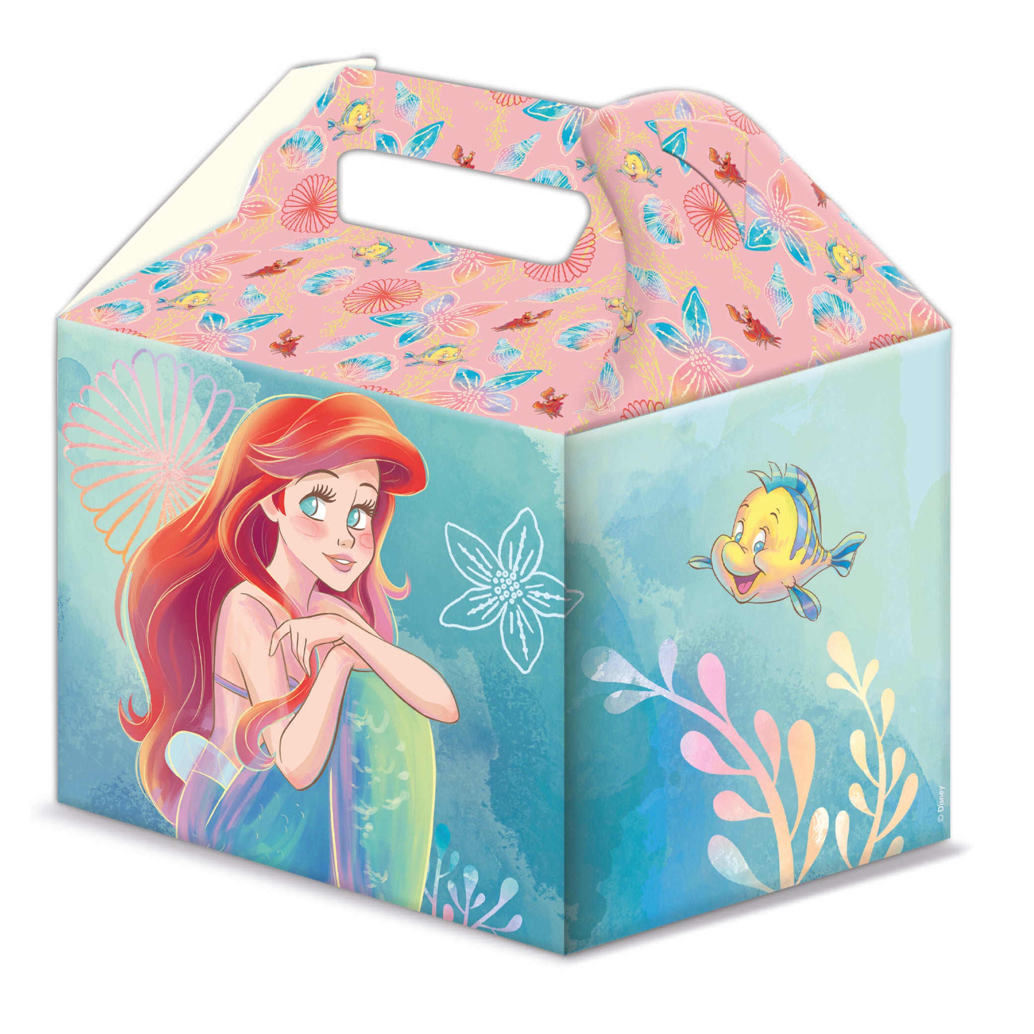 Caja Para Dulces Sirenita C/6