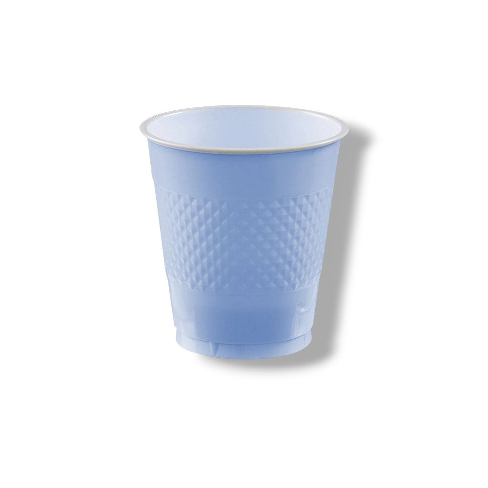 Vaso Plastico 12oz Azul Pastel C/20