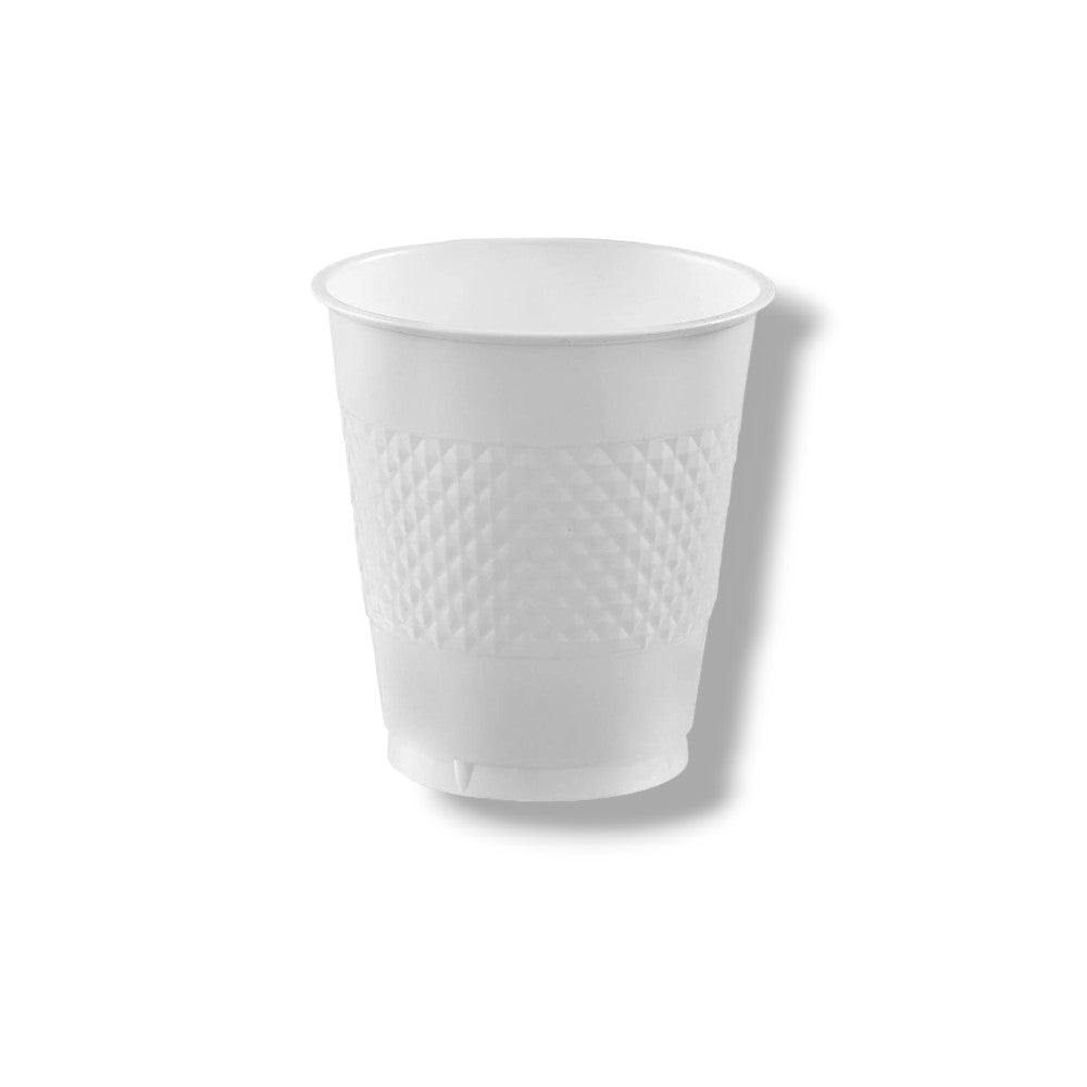 Vaso Plastico 12oz Blanco C/20