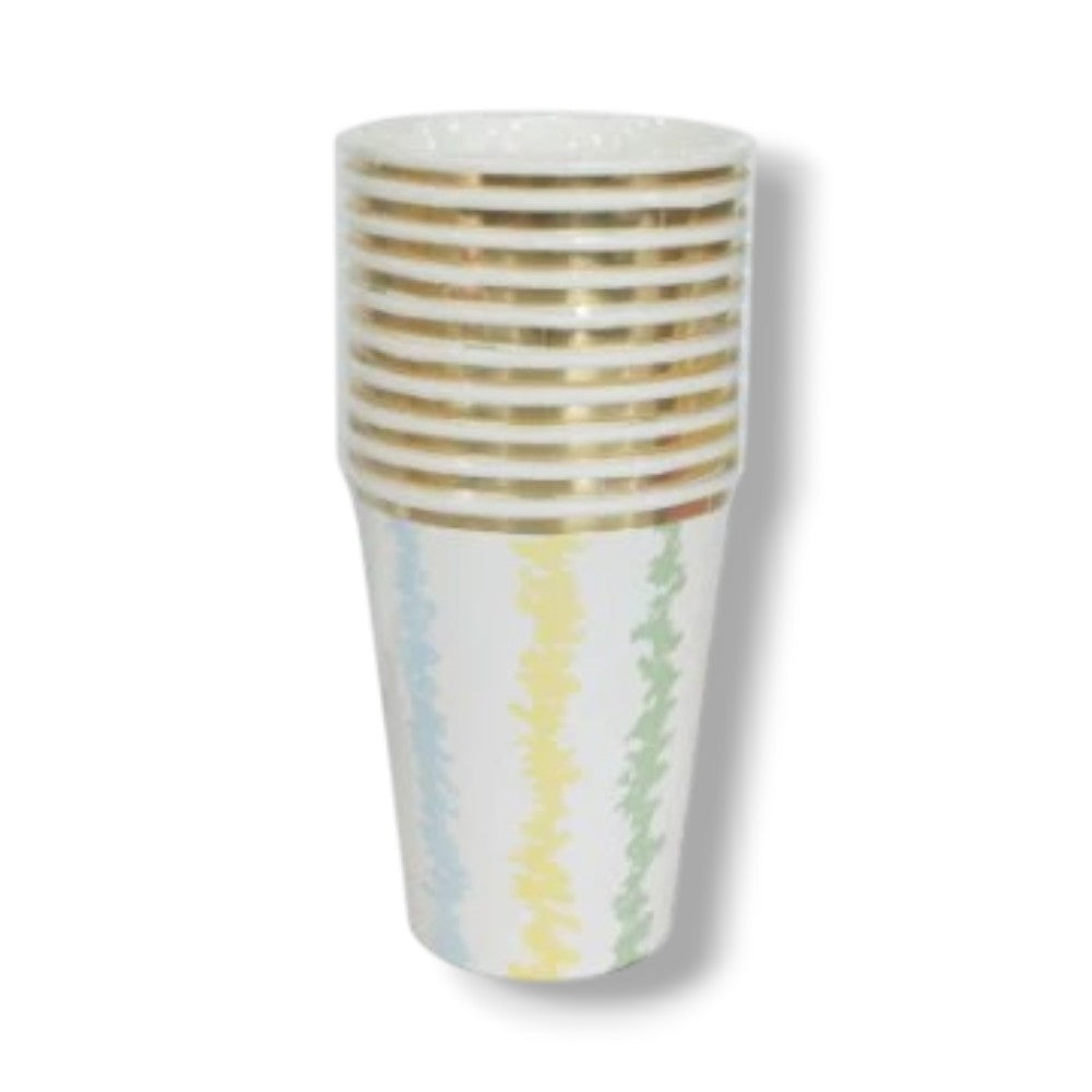 Vaso 12oz HBD Color Pastel C/10