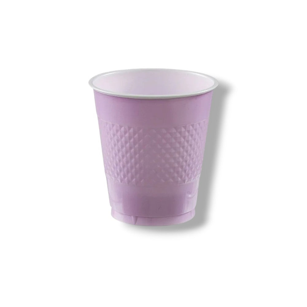 Vaso Plastico 12oz Lavanda C/20