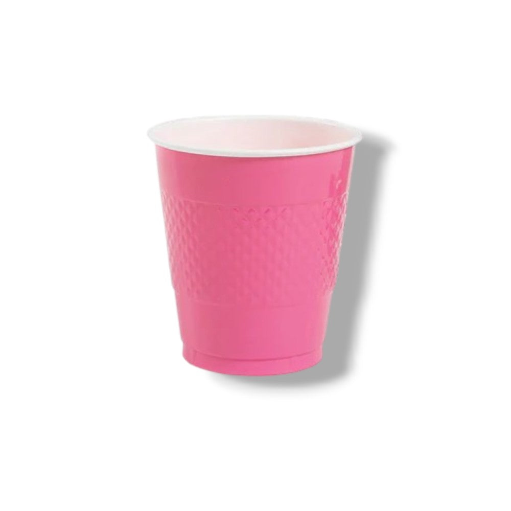 Vaso Plastico 12oz Magenta C/20