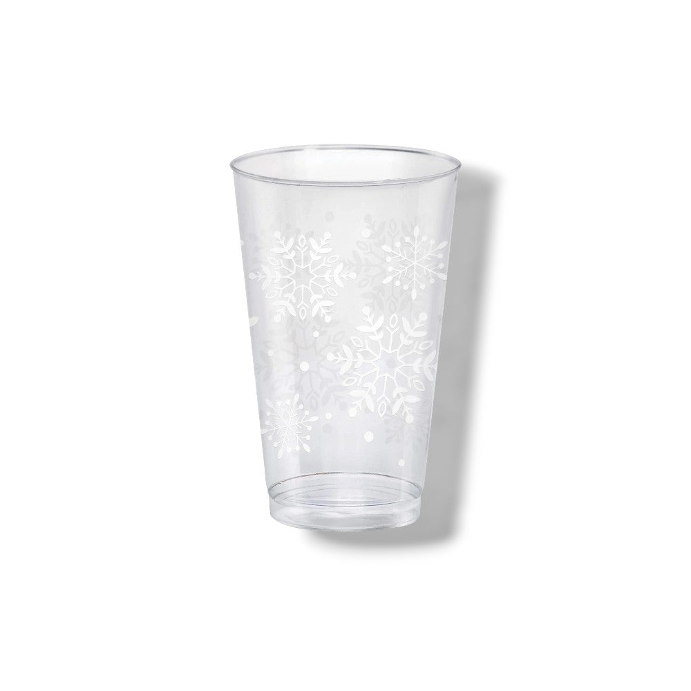 Vaso 16oz Snowflakes C/26