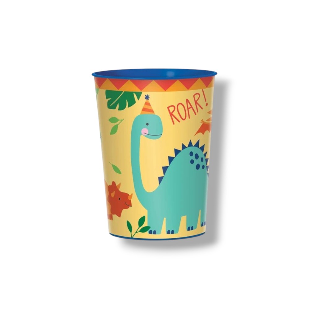 Vaso 16oz Rigido Dino-Mite Party C/1