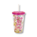 Vaso 16oz Rigido Pink Sprinkle C/1