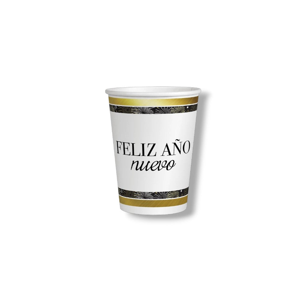 Vaso 9oz Año Nuevo C/8