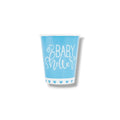 9oz Baby Shower Blue Hearts Glass C/8