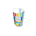 9oz Bright Birthday Cup C/8