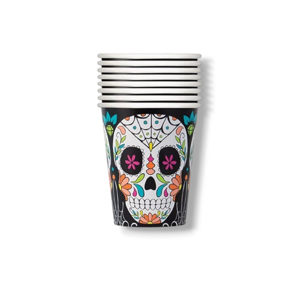 9oz Day Of The Dead Skull Tumbler C/8