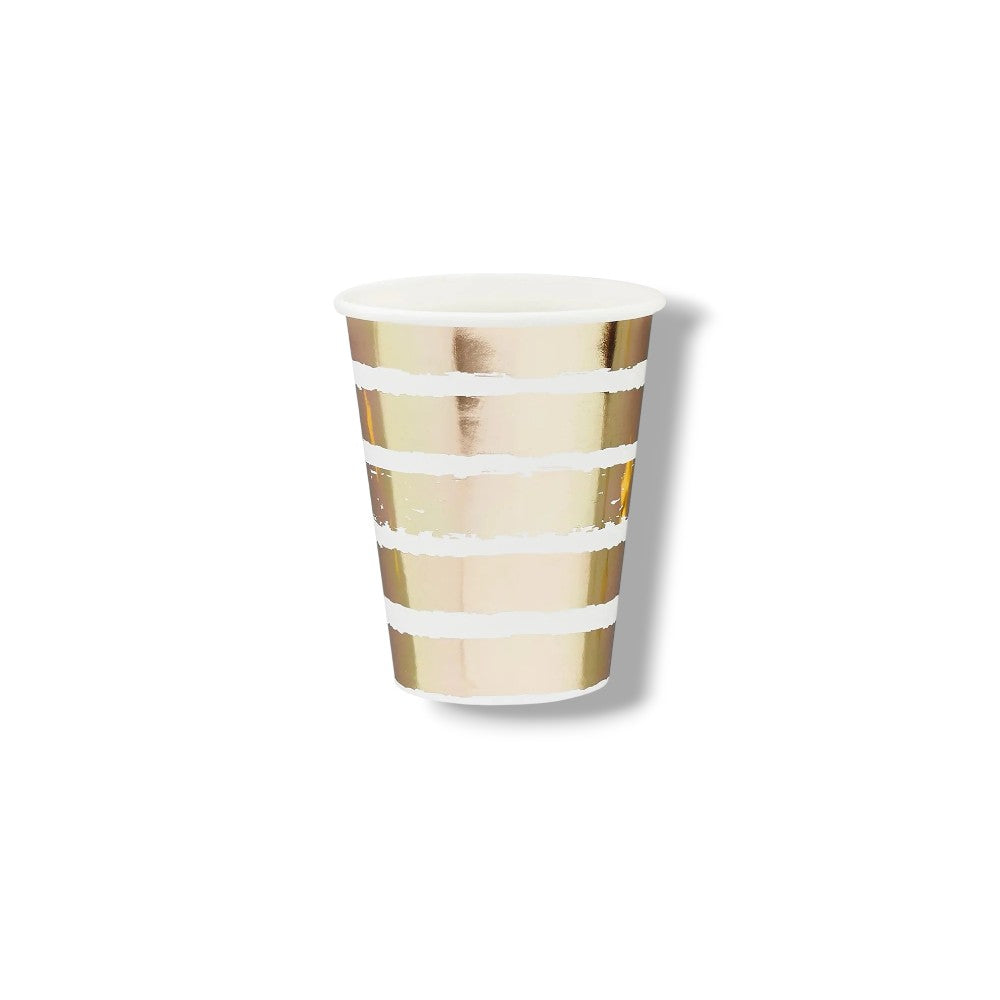 9oz Gold Foil Cup (10 Count)