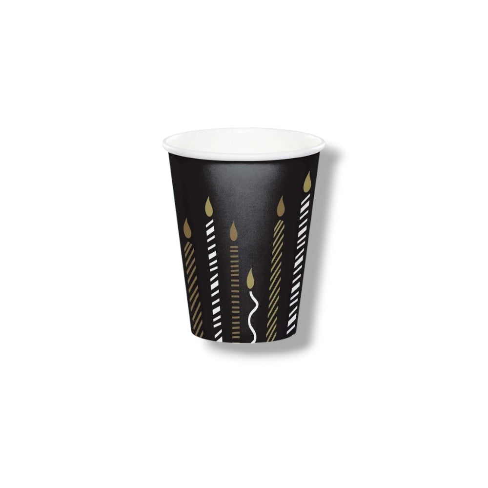 Vaso 9 oz Golden Wishes C/8