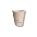Vaso 9oz Happy Birthday Rose Foil  C/8