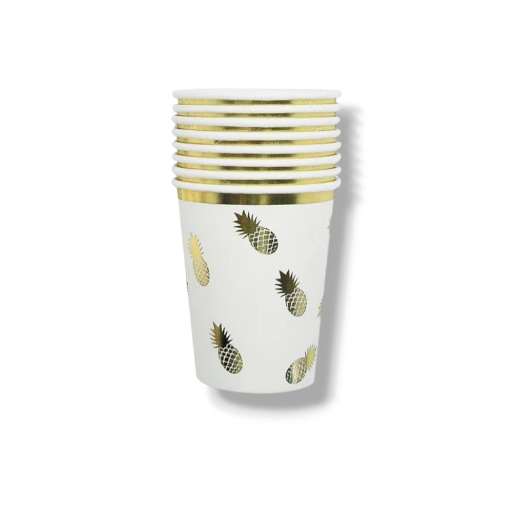 9oz Pineapple Foil Cup C/8