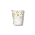 Vaso 9 Oz Silver & Gold Holiday C/8