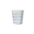Vaso 9oz Foil Plata C/10