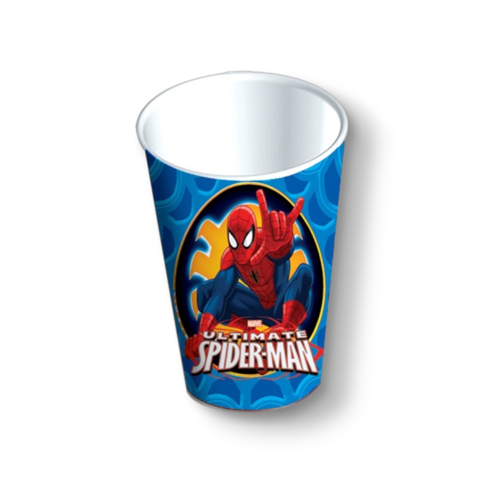 Vaso 9oz Spiderman Clásico C/6