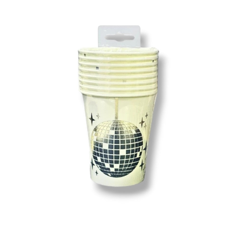 Cardboard Cup Disco Ball C/8