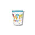 Vaso Happy Birthday Balloon C/8