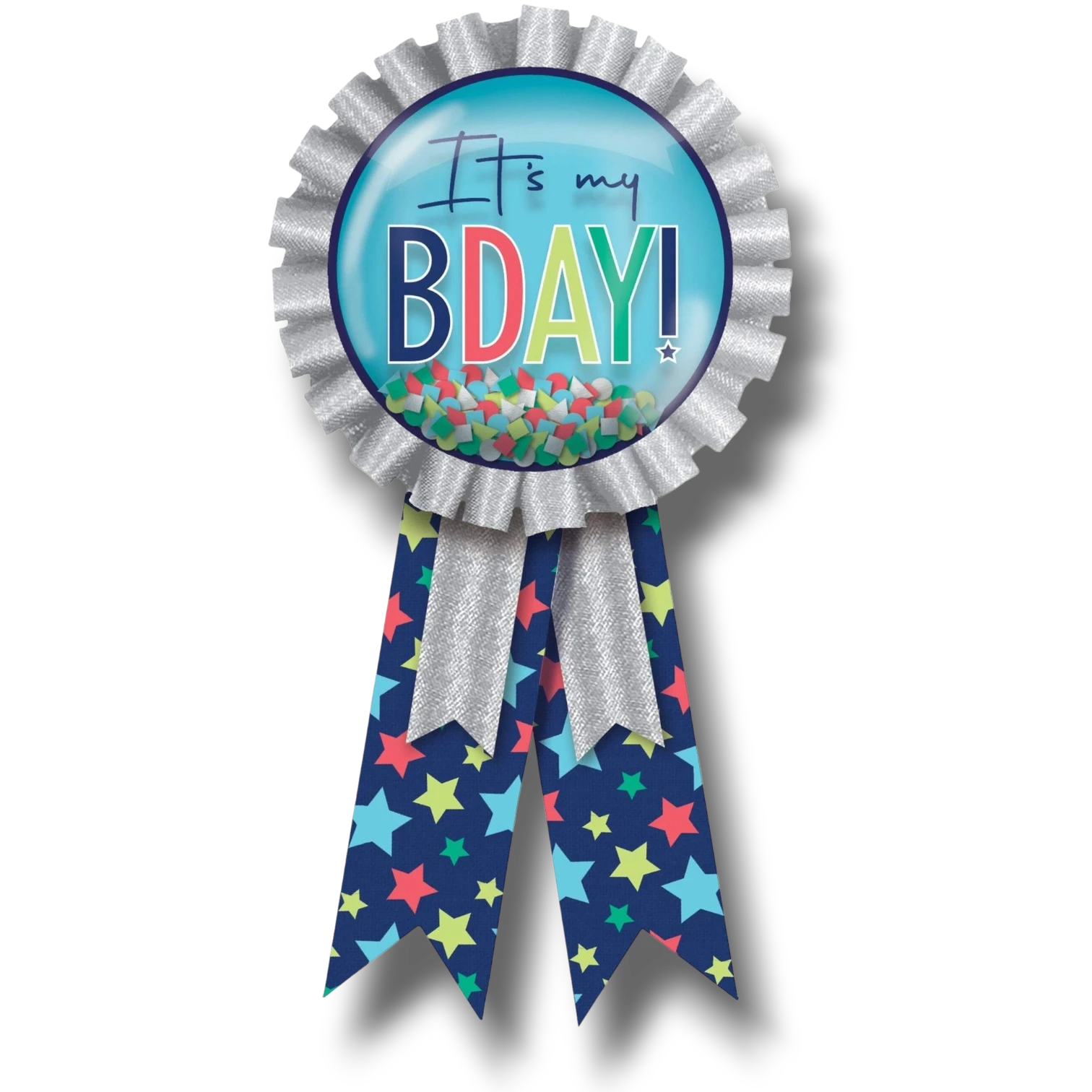 It's My Birthday Confetti Award Ribbon  C/1