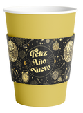 Happy New Year Cup Sleeves (8 Pack)