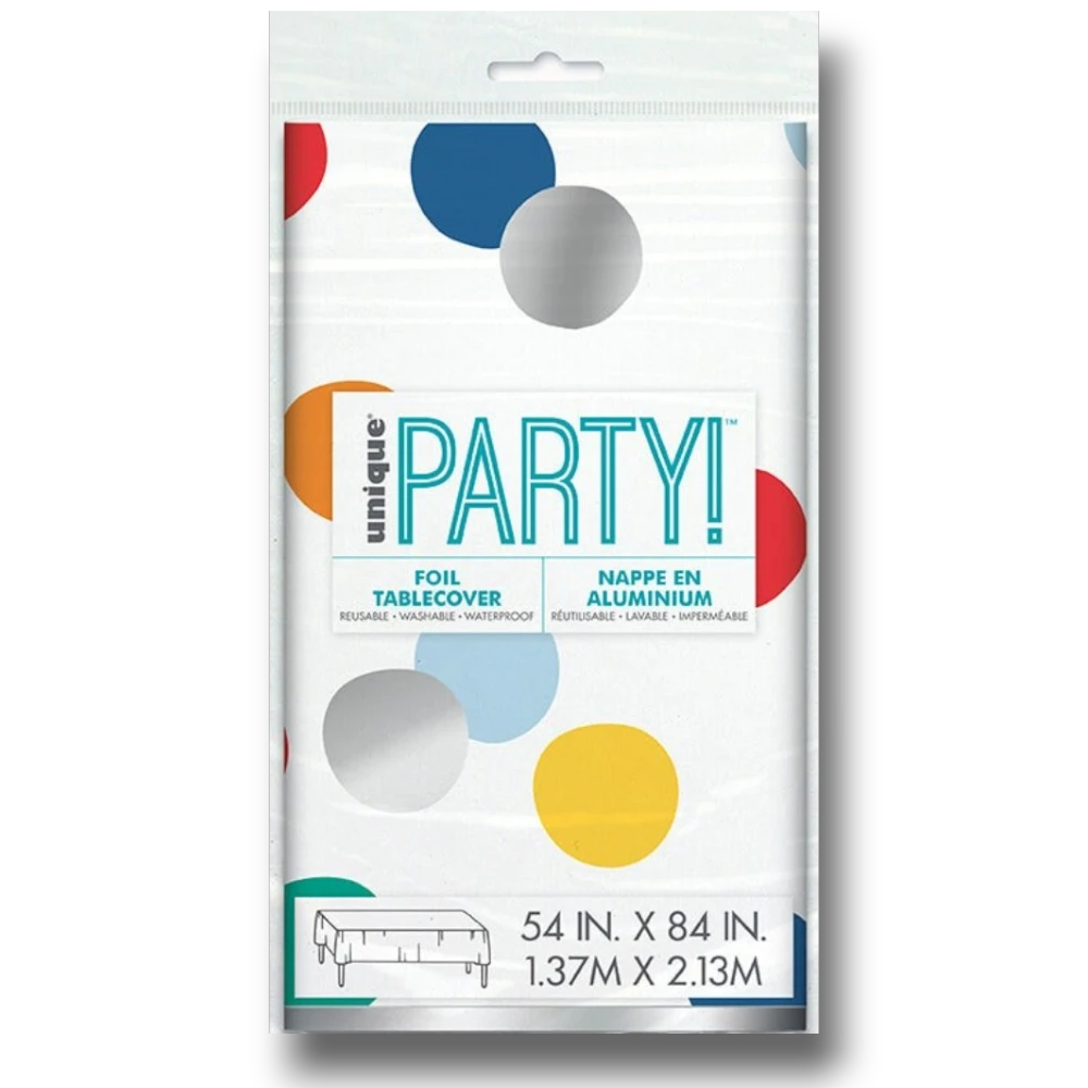Happy Birthday Dots Tablecloth C/1
