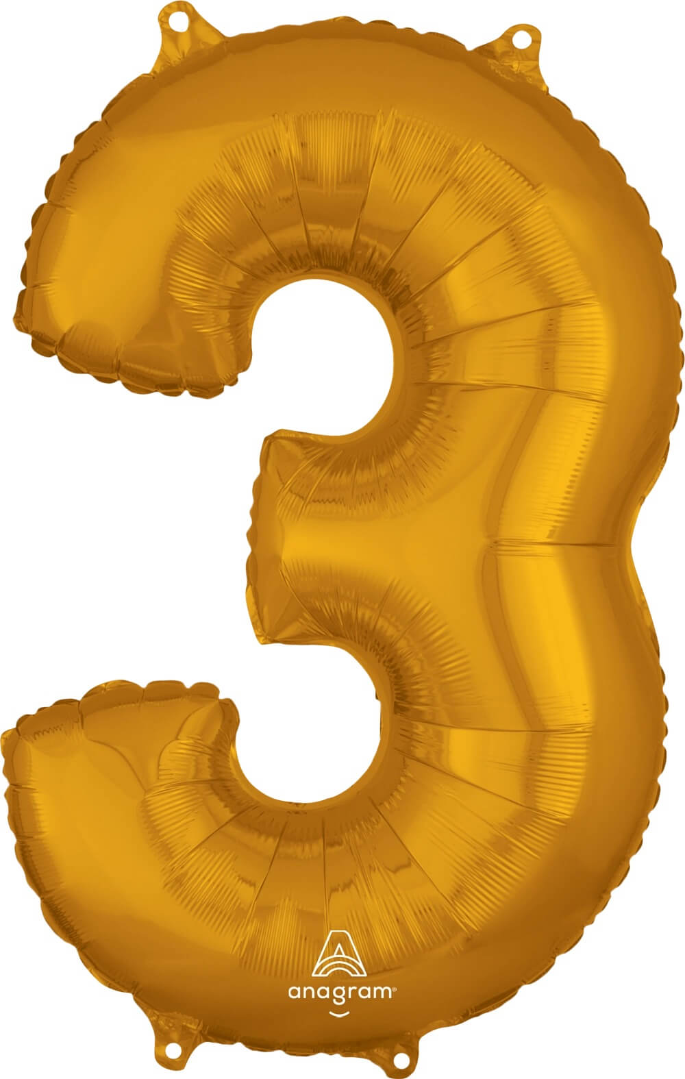 Globo 26" Numero 3 Oro C/1