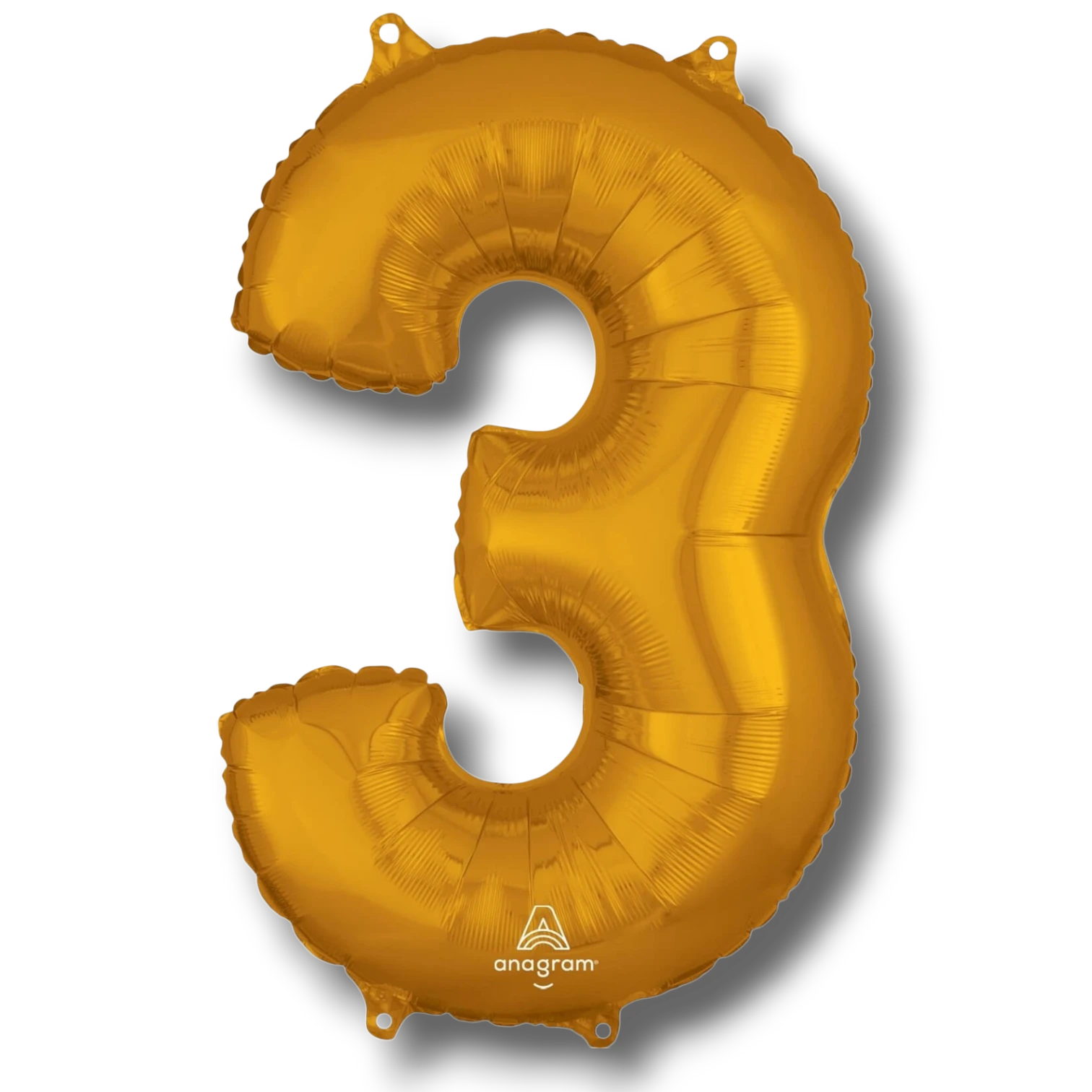 Globo 26" Numero 3 Oro C/1