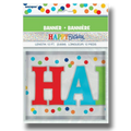 Banner Happy Birthday Puntos C/1