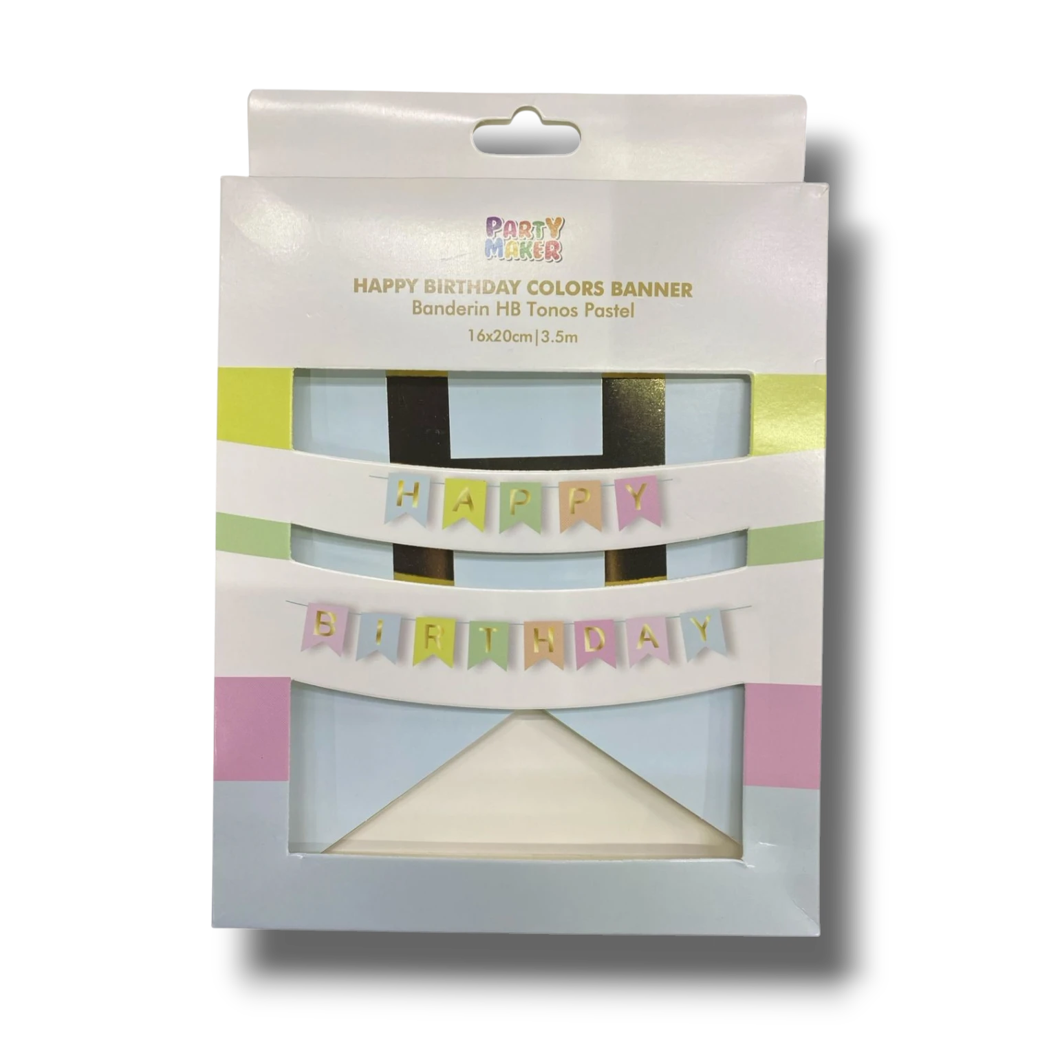 Banner Happy Birthday Foil Color Pastel C/1