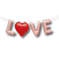 Banner kit Rose Gold With Red Heart LOVE C/1