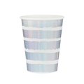 Vaso 9oz Foil Plata C/10