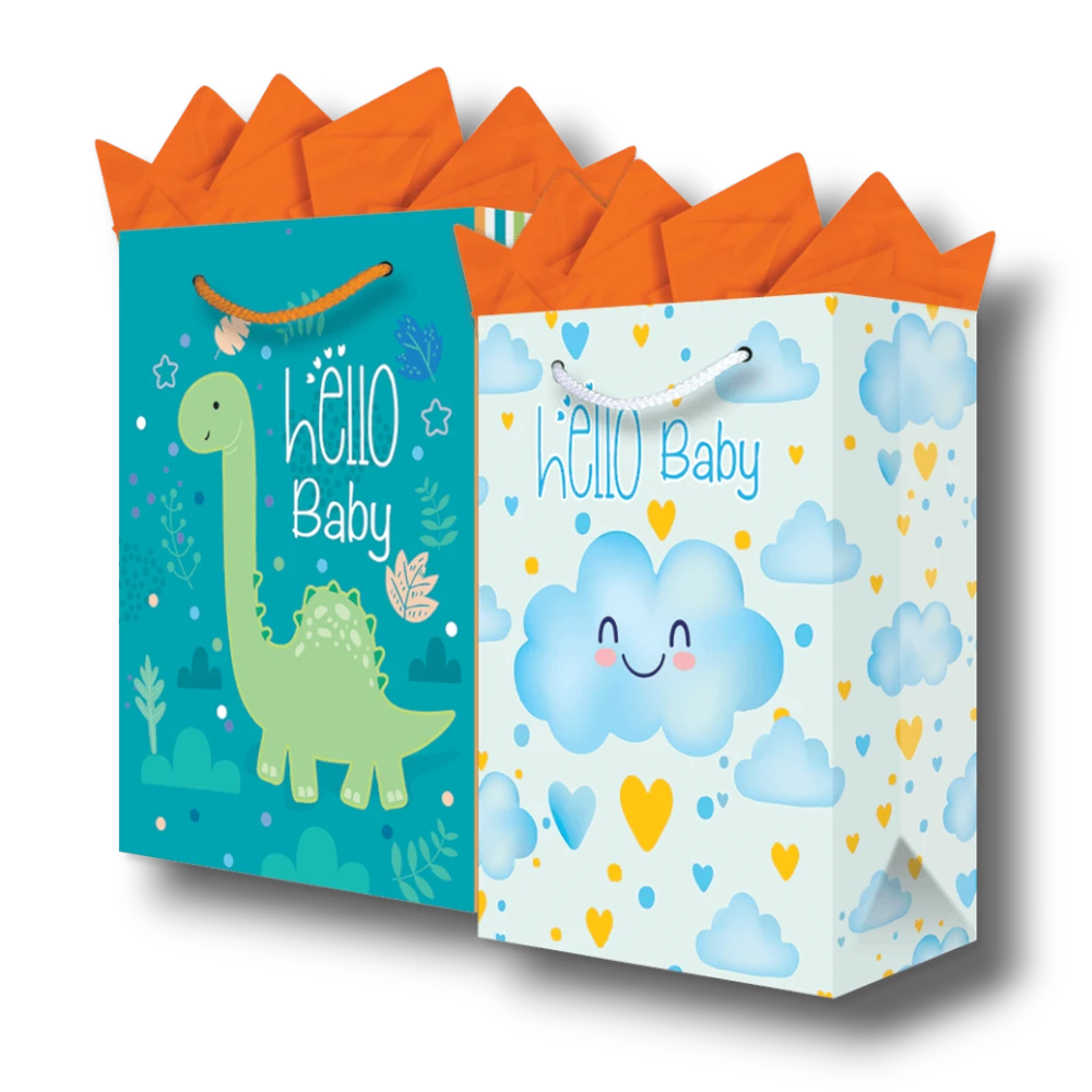Bolsa Grande Hello Baby Dino / Nube C/1