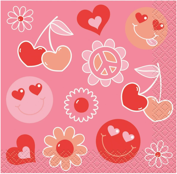 Servilleta Ch Retro Love C/16