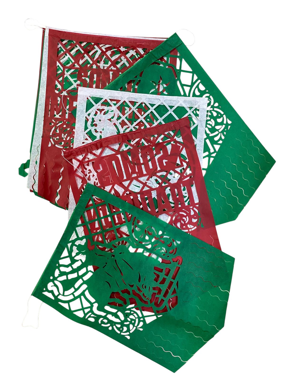 Enramada Papel Fiesta Mexicana Tricolor C/1