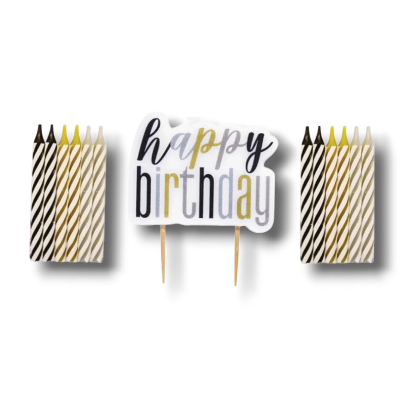 Set Velas Happy Birthday C/13