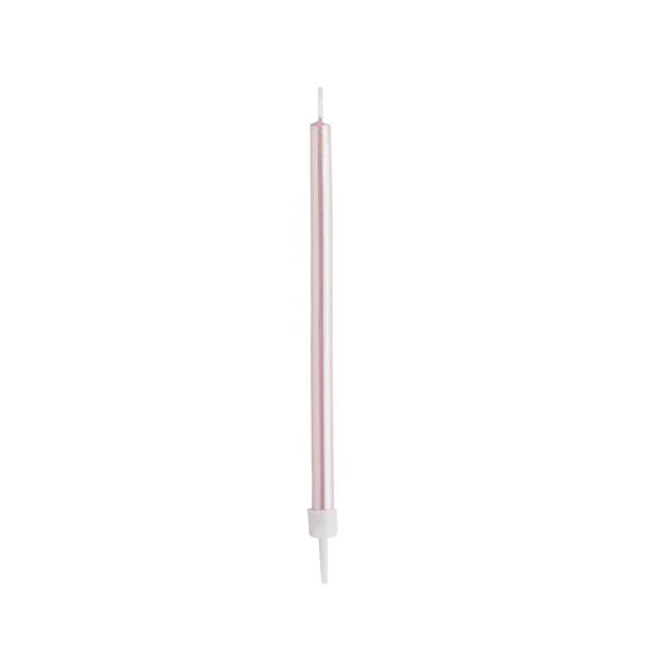 Skinny Candles Rosa C/12