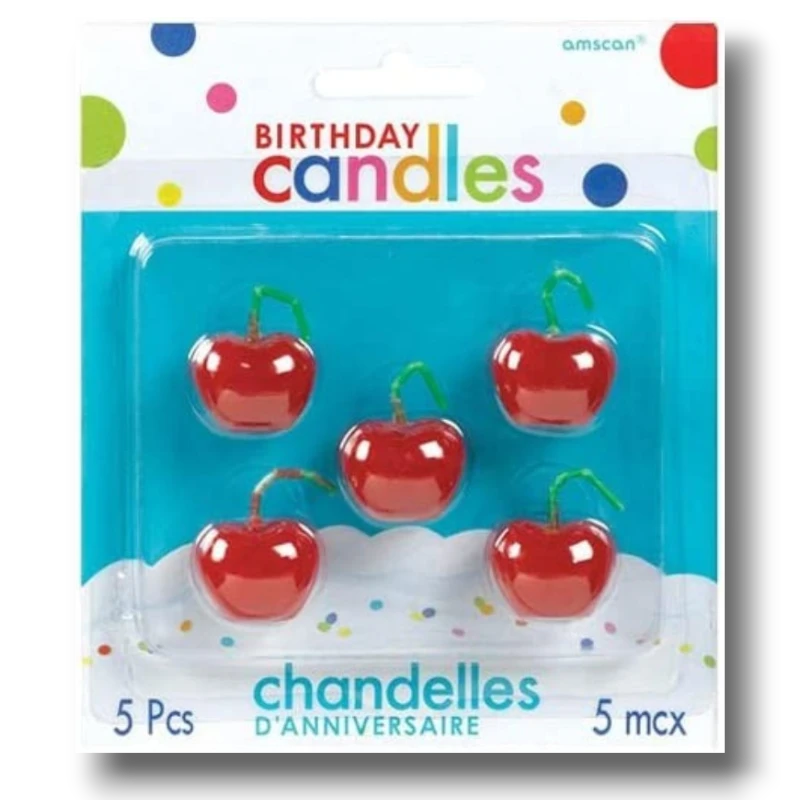 Cherry Figure Candle (5 pieces)