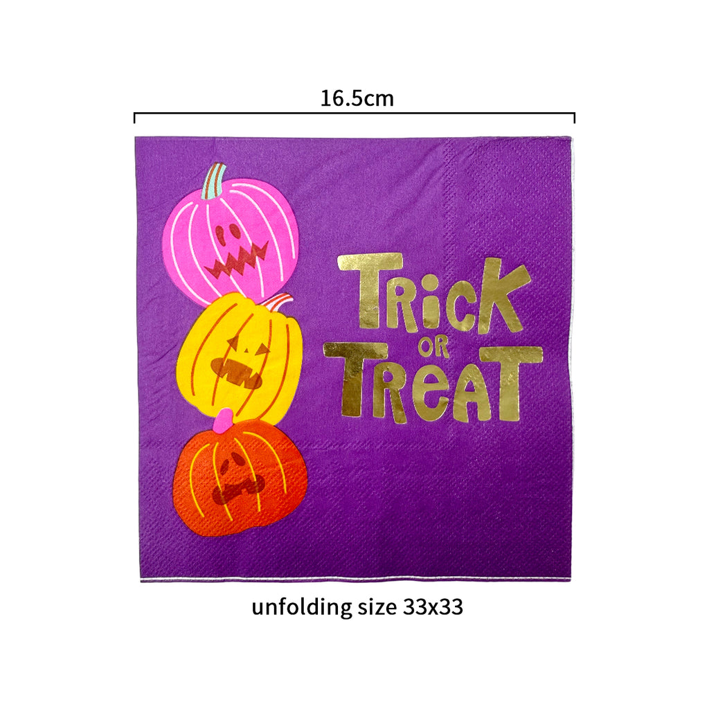 Servilleta G Halloween Trick Or Treat C/16