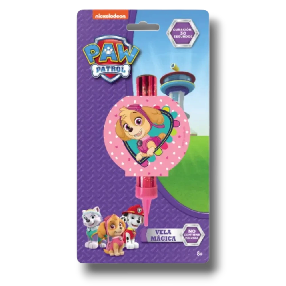 Paw Patrol Magic Candle for Girls (1 per candle)