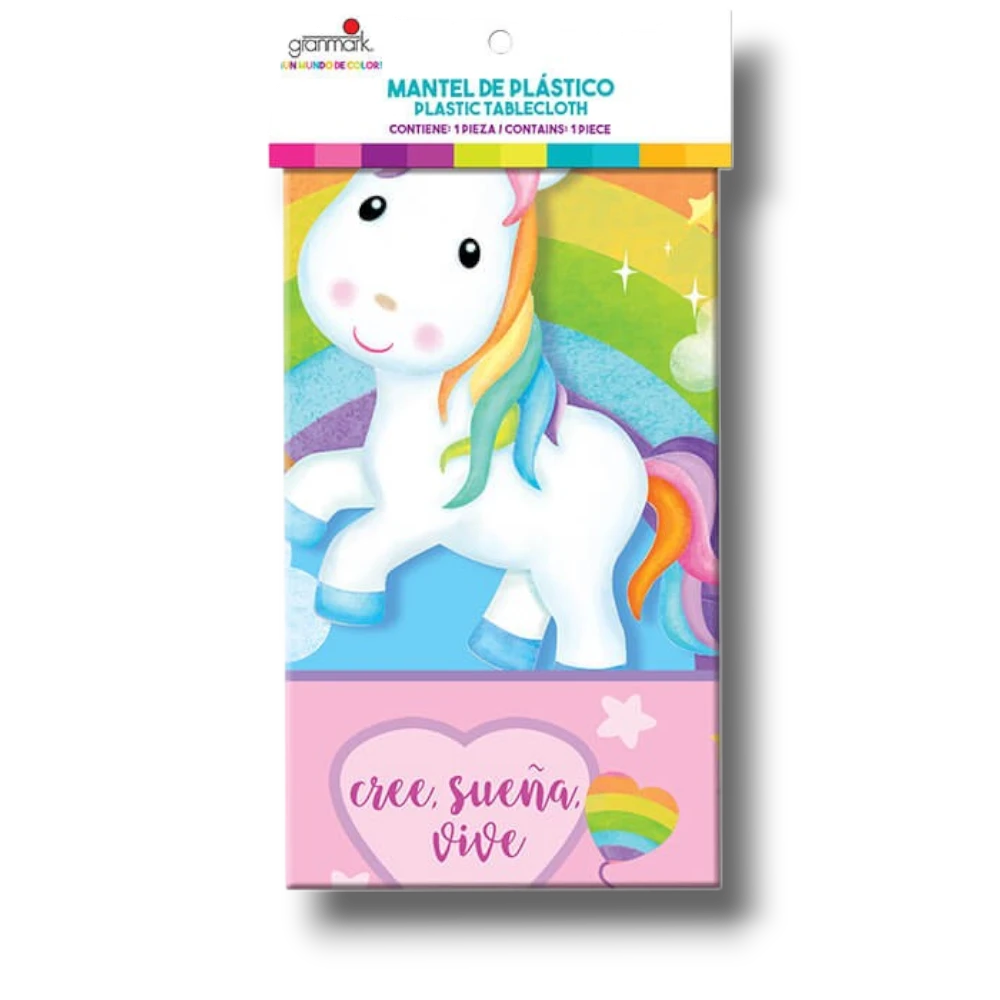 Rainbow Unicorn Tablecloth C/1