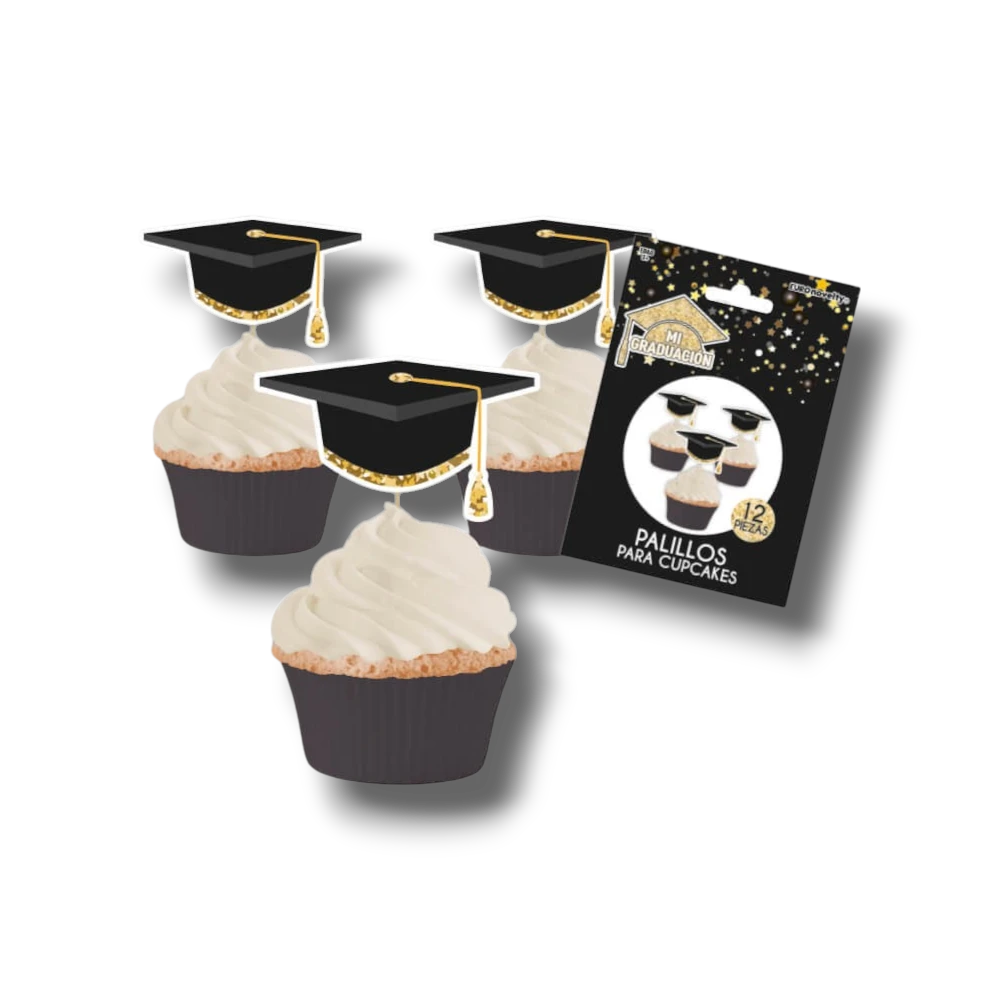 Palillos Para Cupcakes Graduacion C/12
