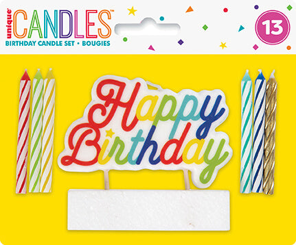 Set Velas Birthday C/13