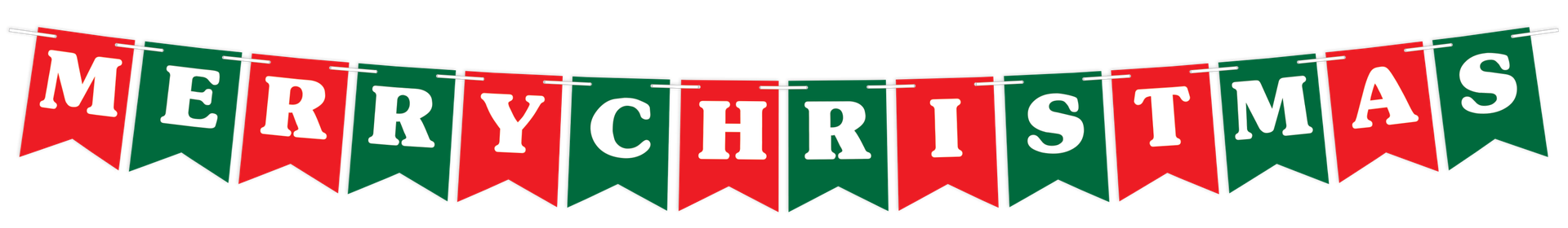 Banderin Colgante Merry Christmas C/1