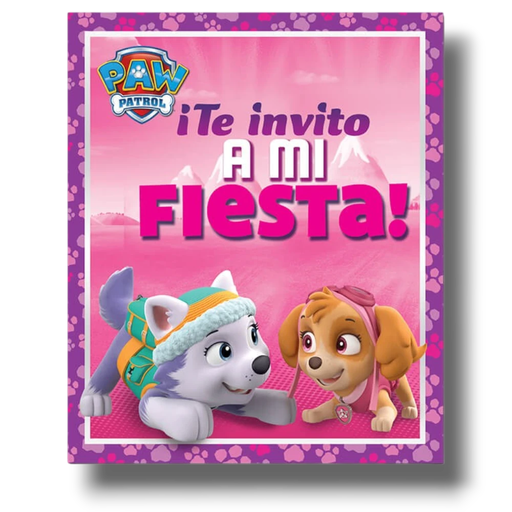 Paw Patrol Girl Invitation (6 pieces)