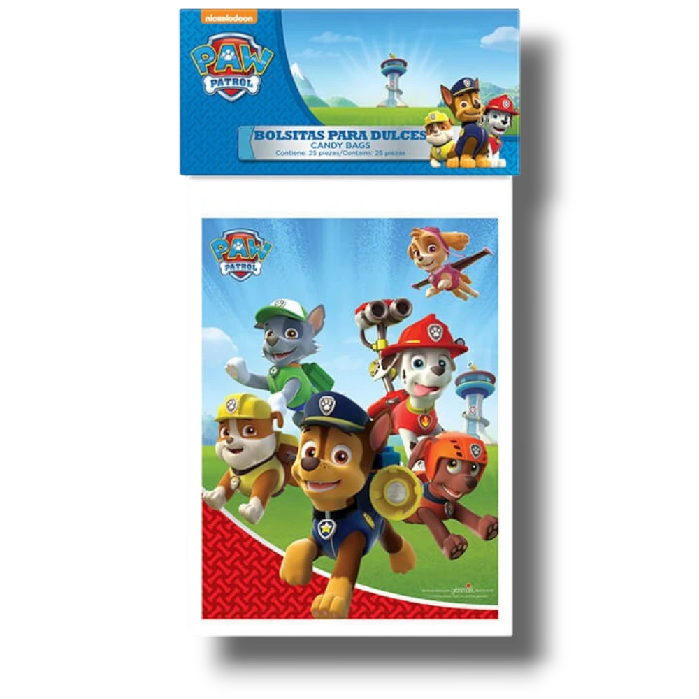 Bolsa Dulcera Paw Patrol Niño C/25