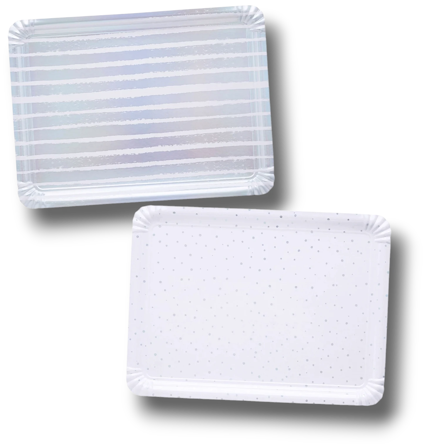 Paper Tray Foil Silver C/4