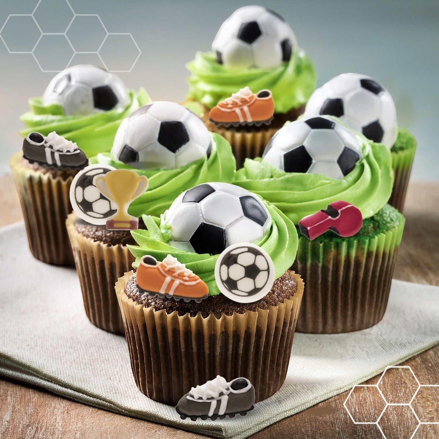 Sugar Soccer Decoration C/1