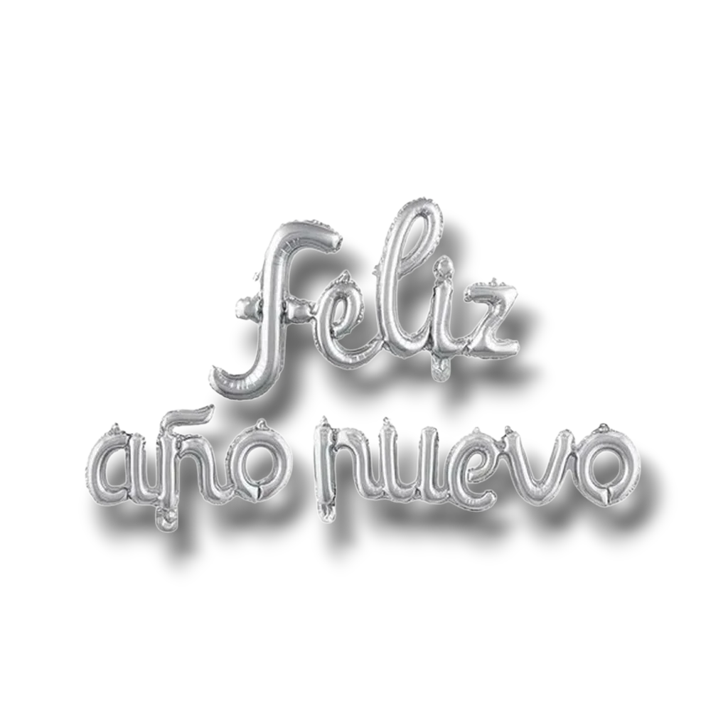 Happy New Year Sign Silver C/1